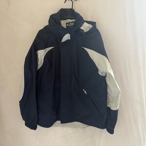Gill Coast Lite Sailing angler Windbreaker Hoodie Jacket size L